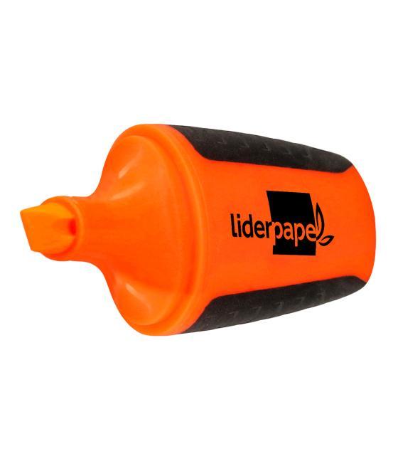 Rotulador liderpapel mini fluorescente naranja