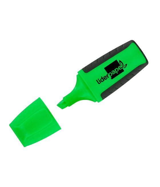 Rotulador liderpapel mini fluorescente verde