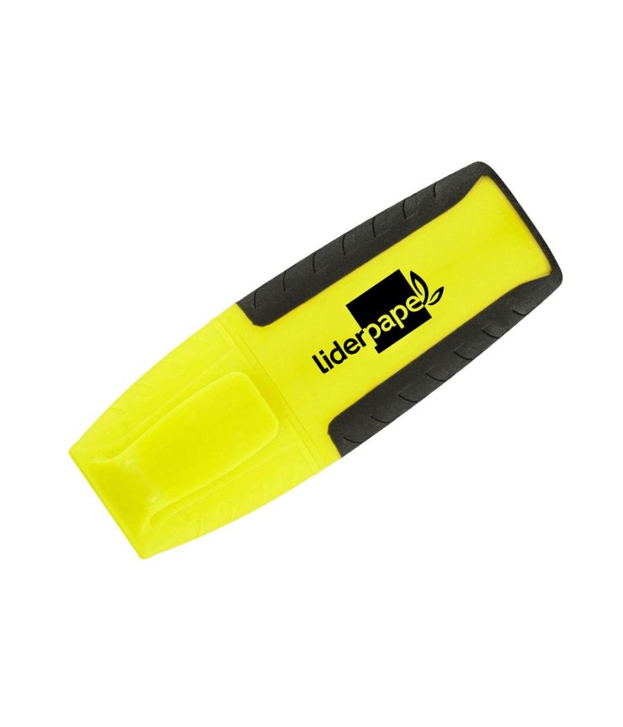 Rotulador liderpapel mini fluorescente amarillo