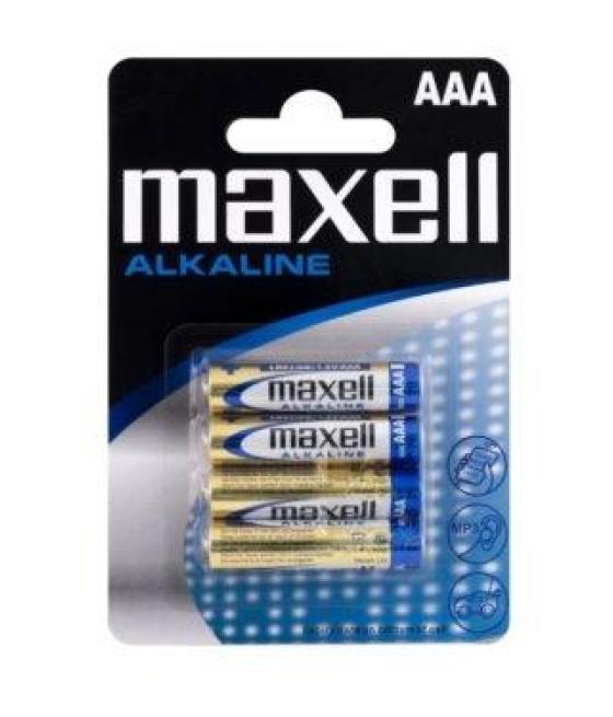 Maxell pilas alcalinas aaa - lr03- pack 4 uds