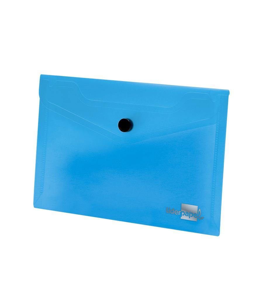 Carpeta liderpapel dossier broche 44222 polipropileno din a7 azul translucido