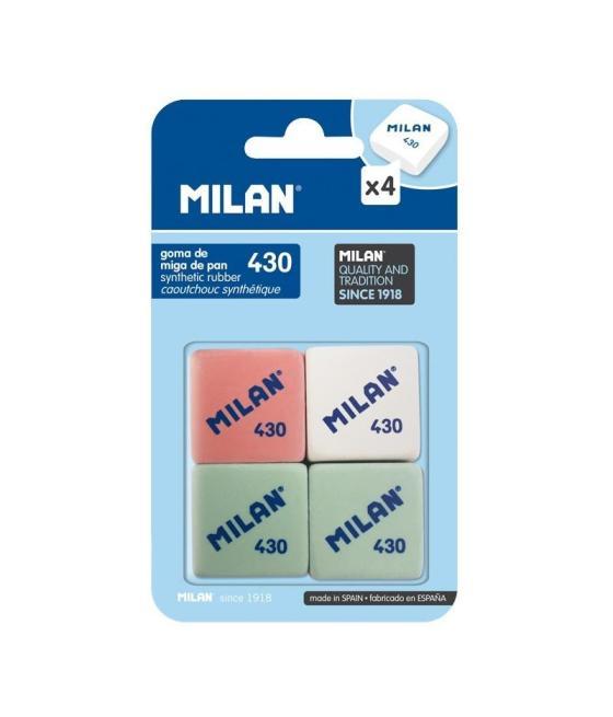 Milan goma 430 miga de pan blister -4u-