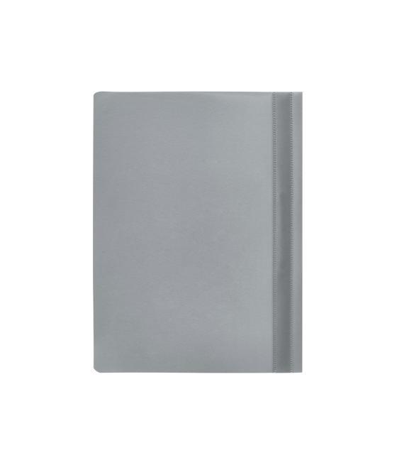 Carpeta dossier fastener plástico q-connect din a4 gris