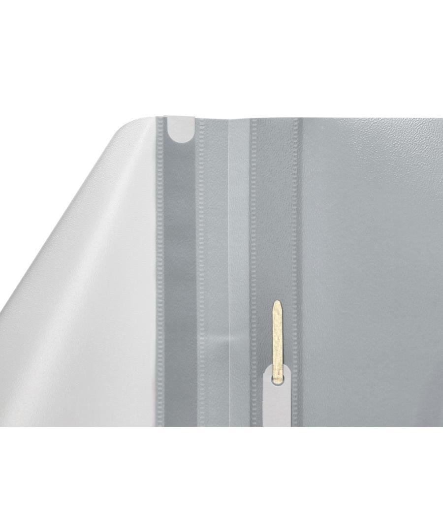 Carpeta dossier fastener plástico q-connect din a4 gris