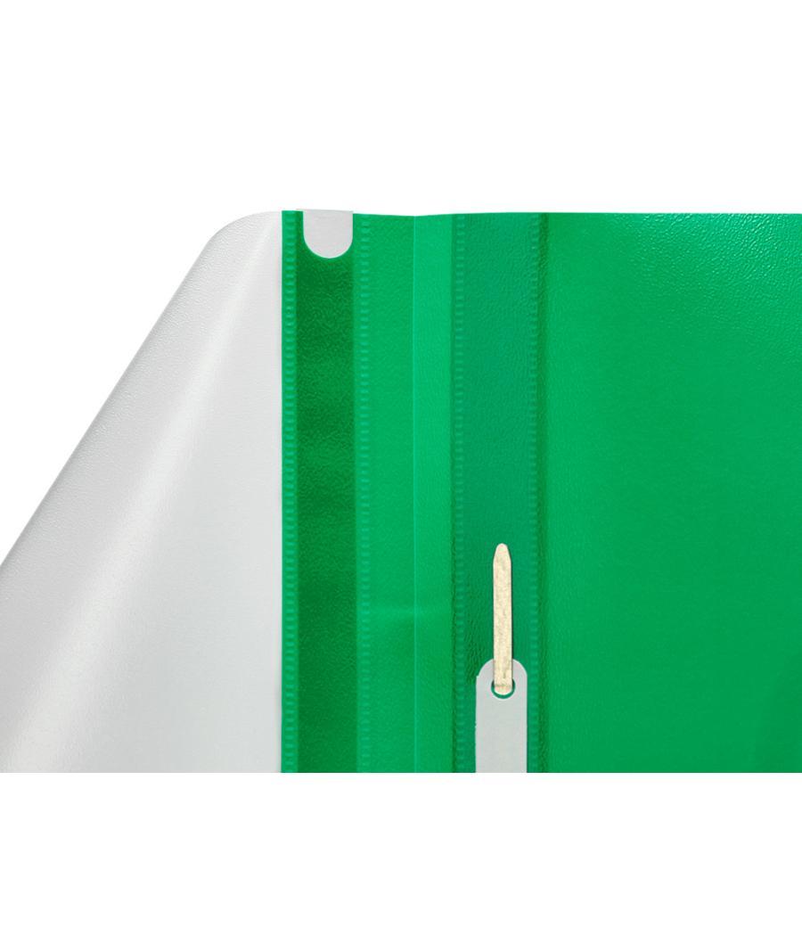 Carpeta dossier fastener plástico q-connect din a4 verde