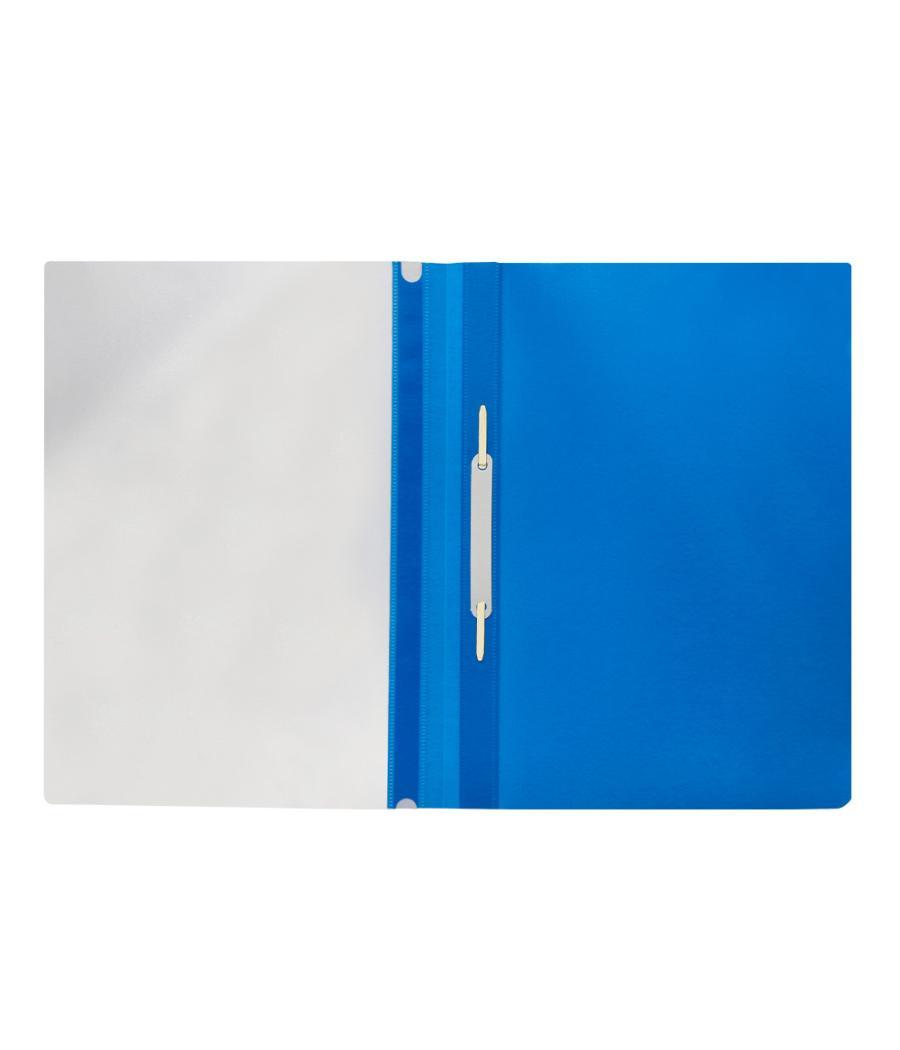 Carpeta dossier fastener plástico q-connect din a4 azul