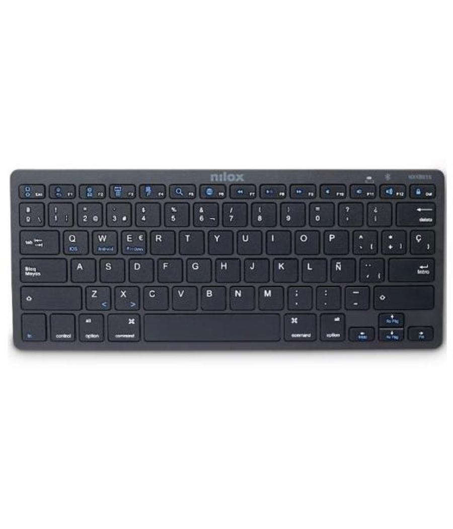 Nilox teclado bluetooth negro