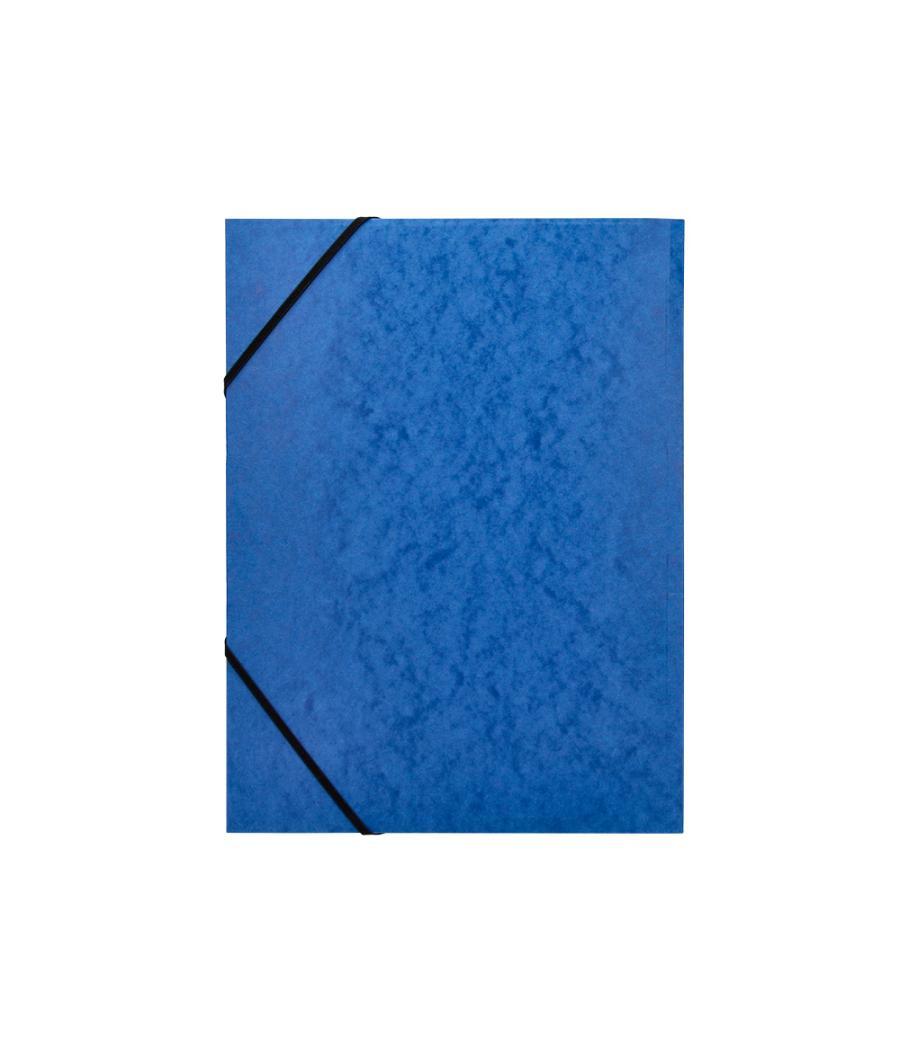 Carpeta q-connect gomas kf02167 cartón simil-prespan solapas 320x243 mm azul