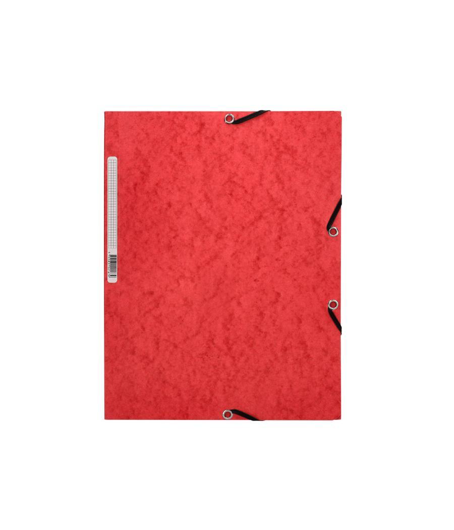 Carpeta q-connect gomas kf02165 cartón simil-prespan solapas 320x243 mm roja