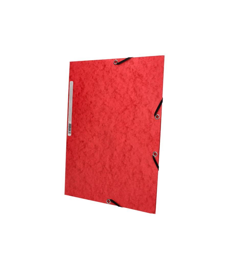 Carpeta q-connect gomas kf02165 cartón simil-prespan solapas 320x243 mm roja