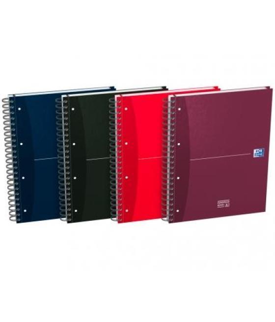 Oxford cuaderno office essentials europeanbook 4 microperforado 120h 90gr 5x5 a4+ t/extraduras c/surtidos