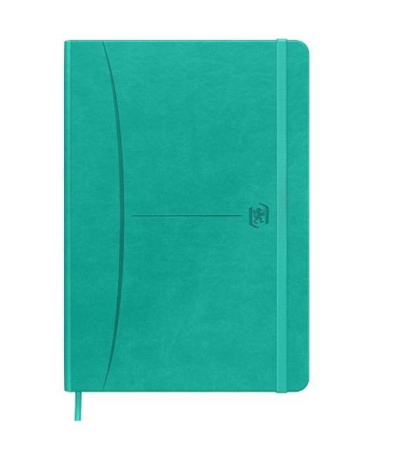 Oxford libreta cosida signature t. flexible a5 104h dots turquesa