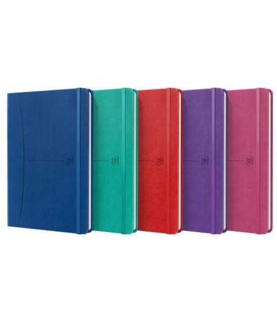 Oxford libreta cosida signature t. flexible a5 80h liso vivo