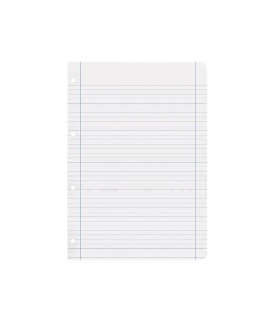 Recambio liderpapel a4 100 hojas 100g/m2 horizontal con doble margen 4 taladros