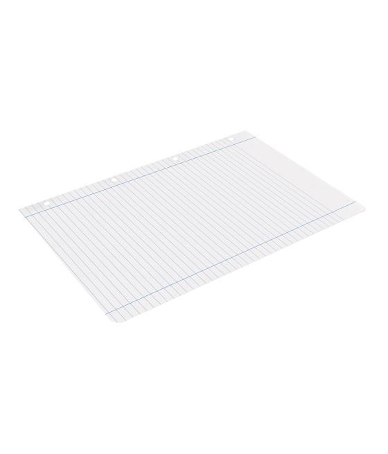 Recambio liderpapel a4 100 hojas 100g/m2 horizontal con doble margen 4 taladros