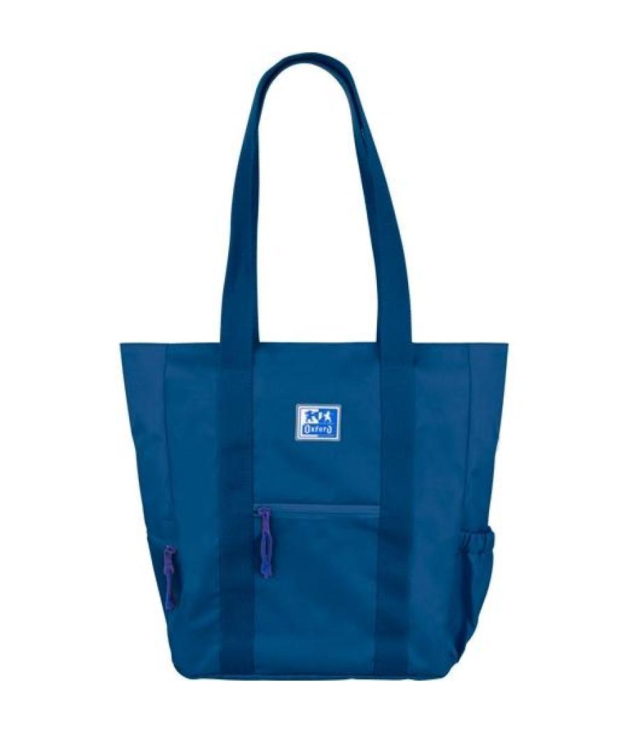 Oxford tote bag b-trendy oxfbag rpet azul marino