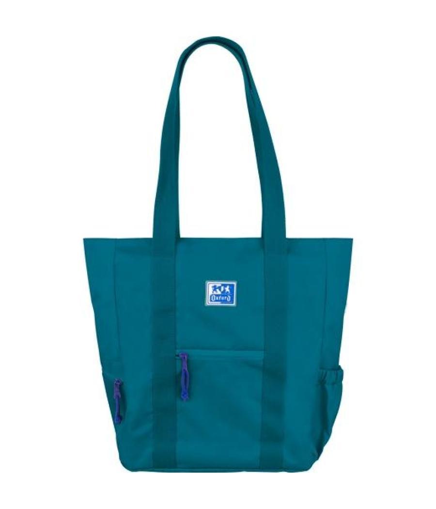 Oxford tote bag b-trendy oxfbag rpet aqua