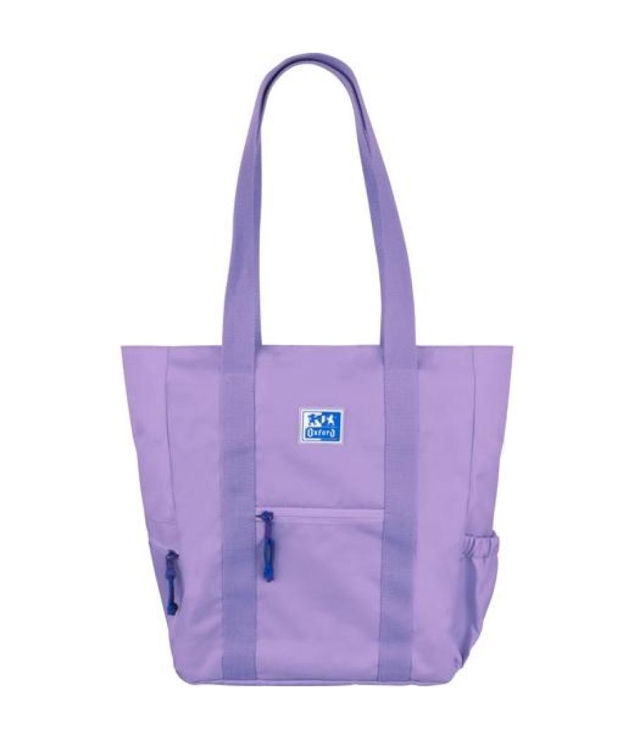 Oxford tote bag b-trendy oxfbag rpet lavanda