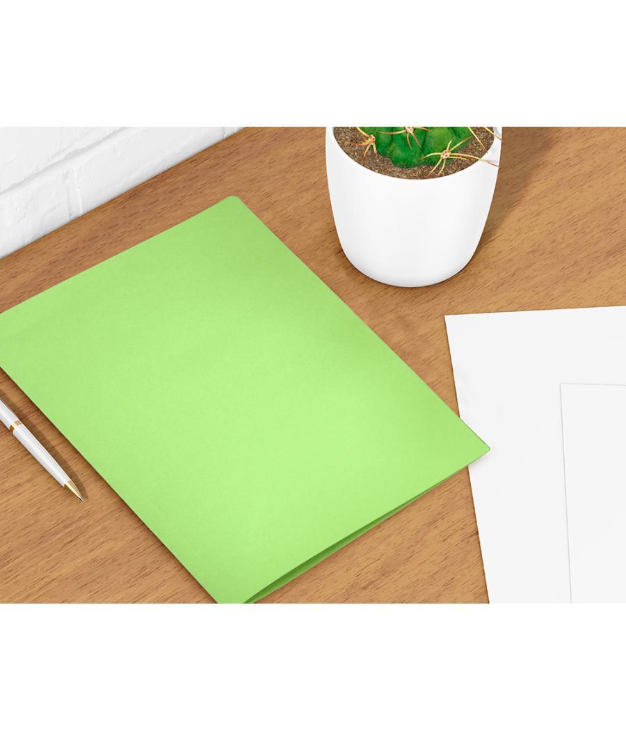 Subcarpeta liderpapel din a4 verde intenso 180g/m2