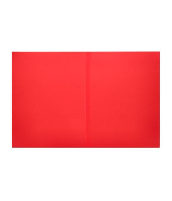 Subcarpeta liderpapel din a4 rojo intenso 180g/m2