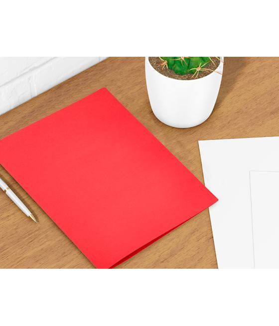 Subcarpeta liderpapel din a4 rojo intenso 180g/m2