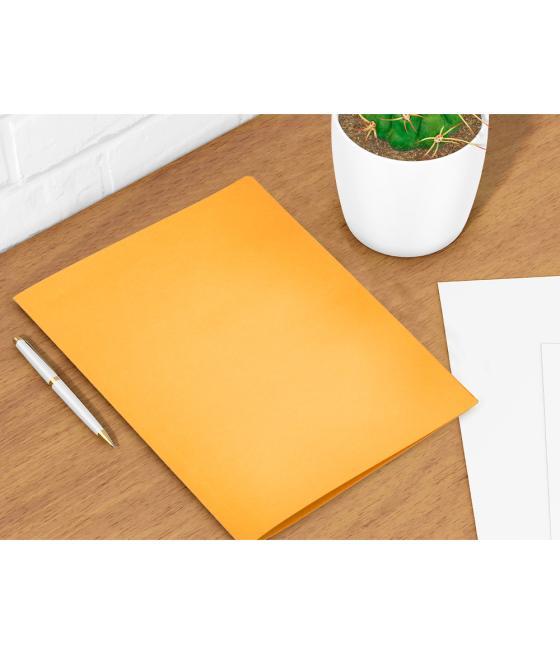 Subcarpeta liderpapel folio naranja intenso 180g/m2