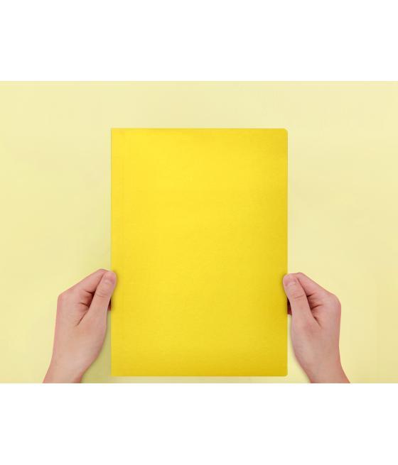 Subcarpeta liderpapel folio amarillo intenso 180g/m2