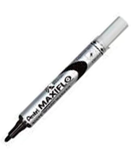 Pentel maxiflo mwl-5s marcador pizarra-blanca negro -12u-