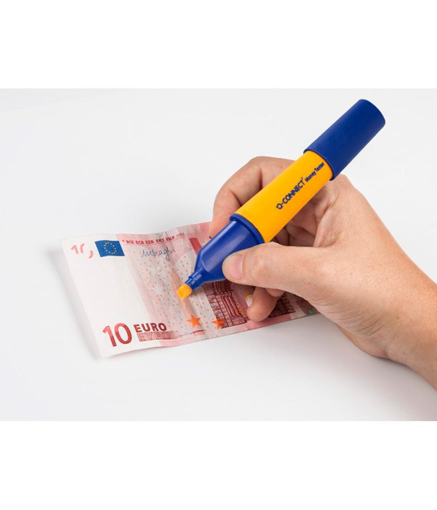 Rotulador q-connect money tester detector de billetes falsos