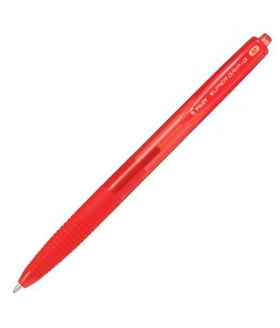 Pilot bolígrafo supergrip g retráctil 1.0mm rojo