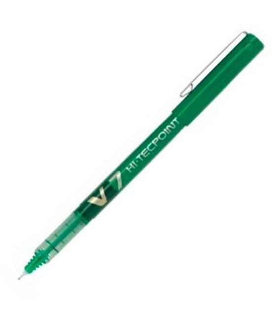 Pilot roller tinta líquida v-7 hi-tecpoint verde