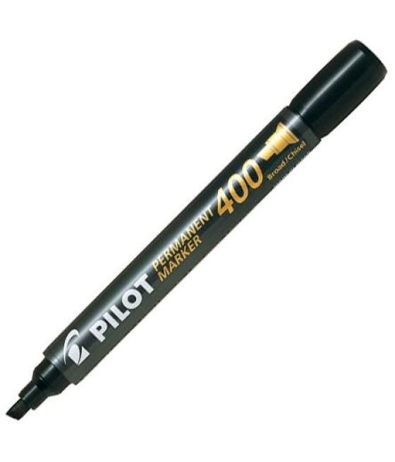 Pilot marcador permanente sca-400 punta biselada negro