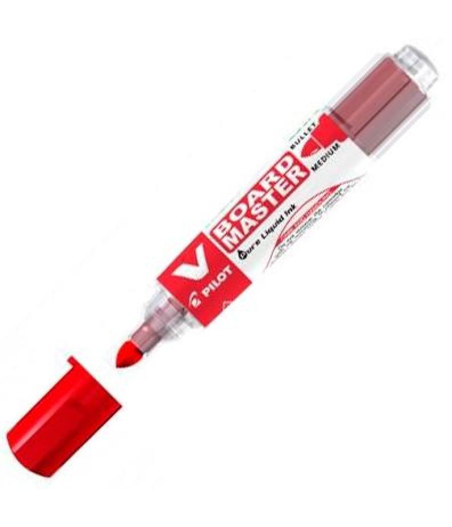 Pilot rotulador pizarra blanca v board master recargable rojo