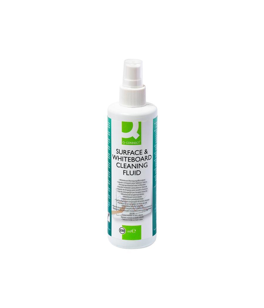 Limpiador de pizarra blanca q-connect bote pulverizador de 250 ml