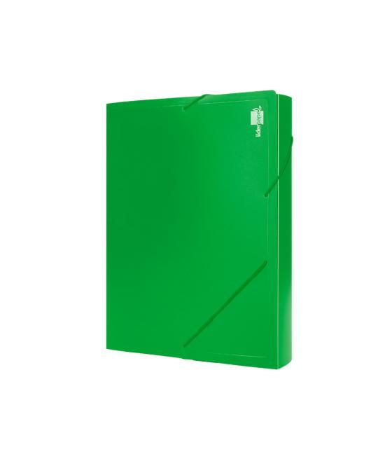 Carpeta liderpapel portadocumentos 36903 polipropileno dina4 verde lomo 50 mm