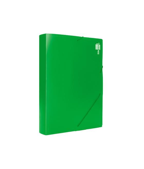 Carpeta liderpapel portadocumentos 36903 polipropileno dina4 verde lomo 50 mm