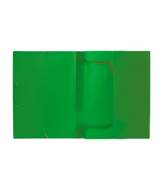 Carpeta liderpapel portadocumentos 36903 polipropileno dina4 verde lomo 50 mm