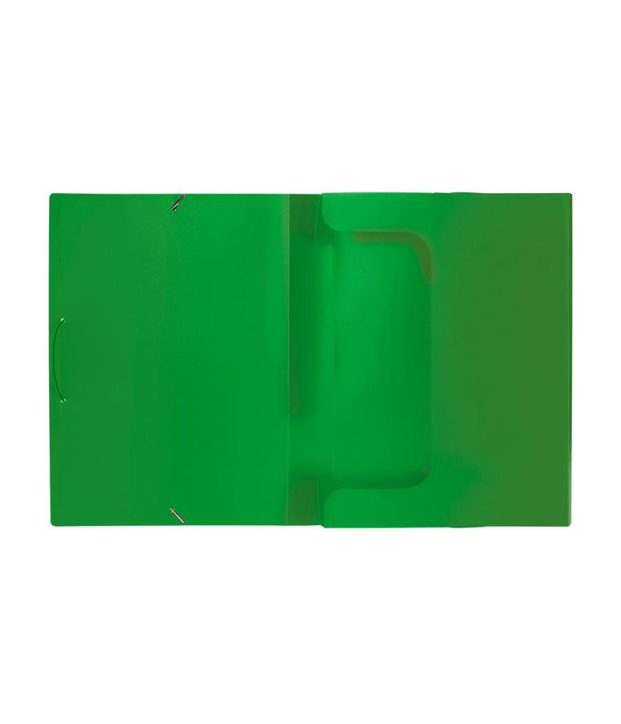 Carpeta liderpapel portadocumentos 36903 polipropileno dina4 verde lomo 50 mm