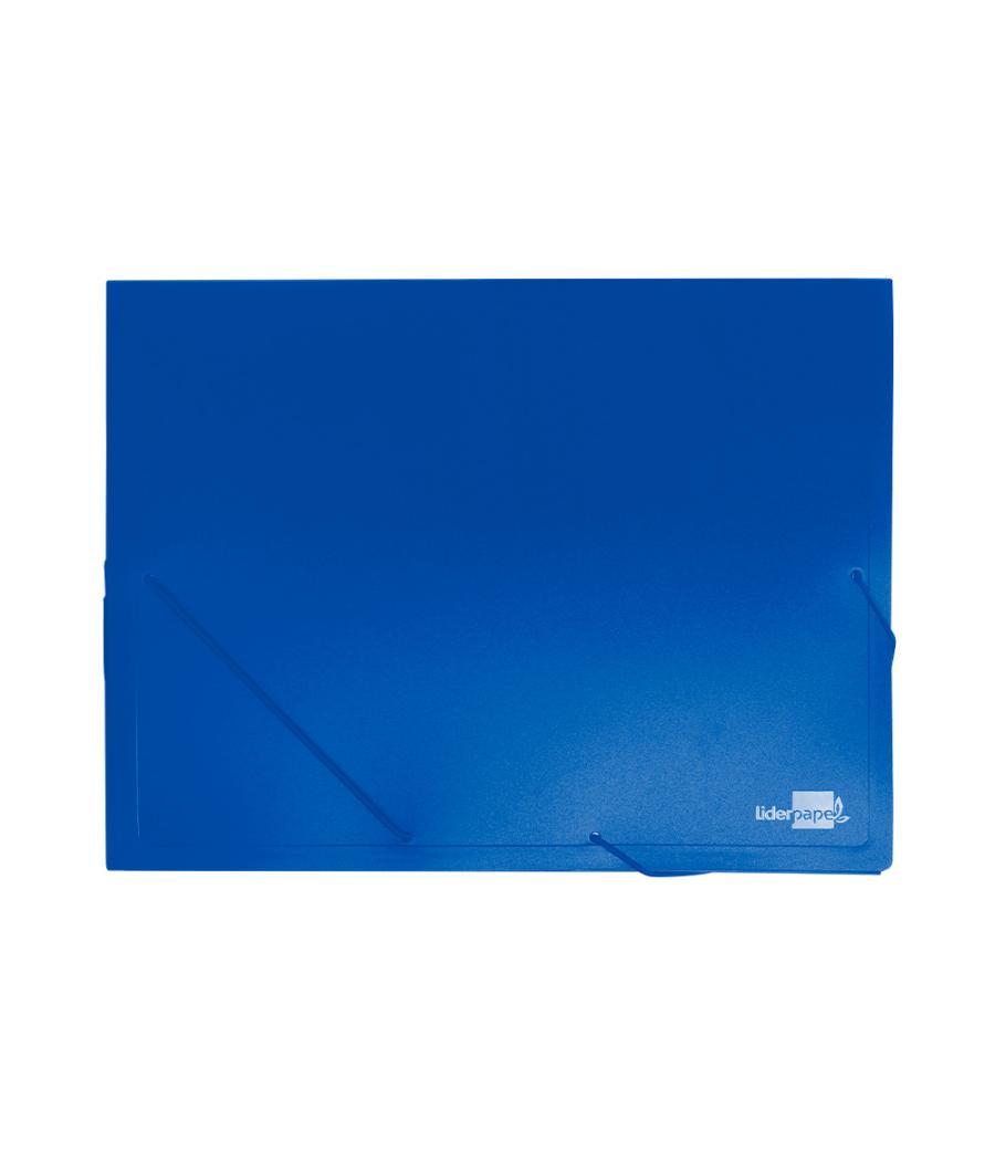 Carpeta liderpapel portadocumentos 36902 polipropileno din a4 azul lomo 50 mm