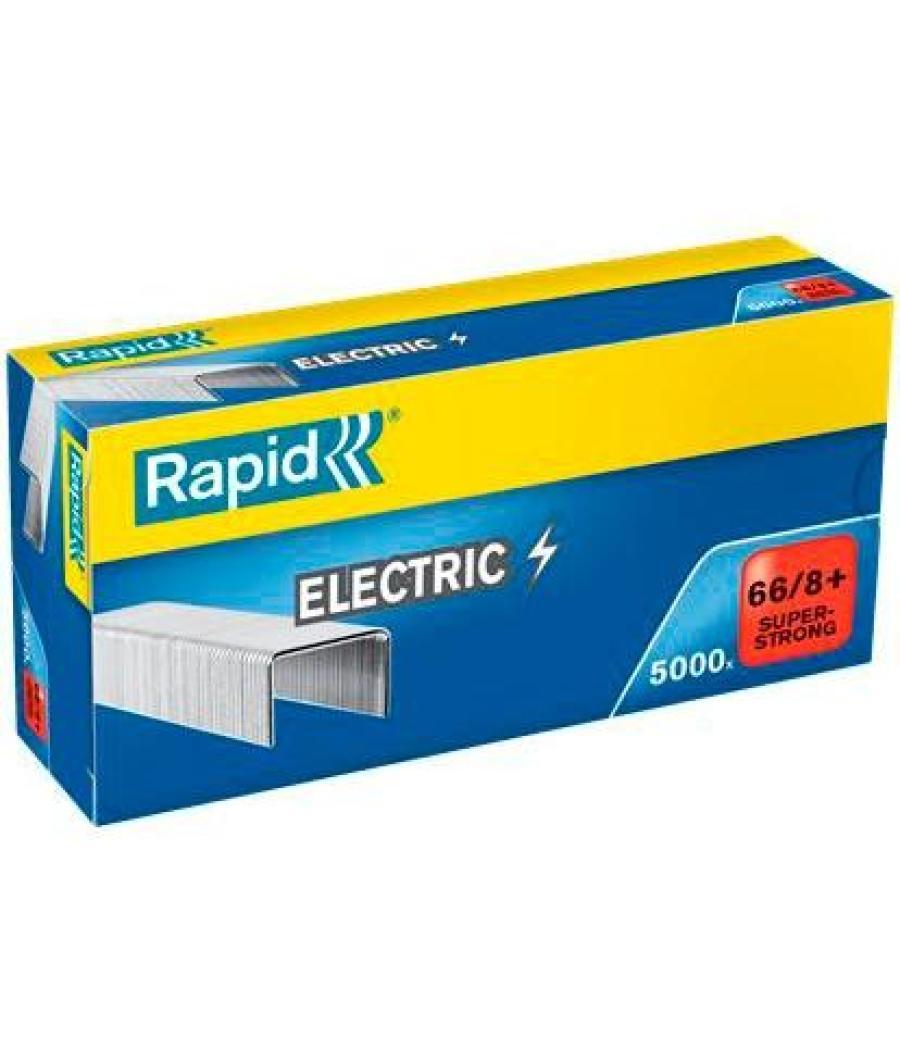 Rapid grapas super strong electric 66/8+ galvanizadas -caja de 5000-