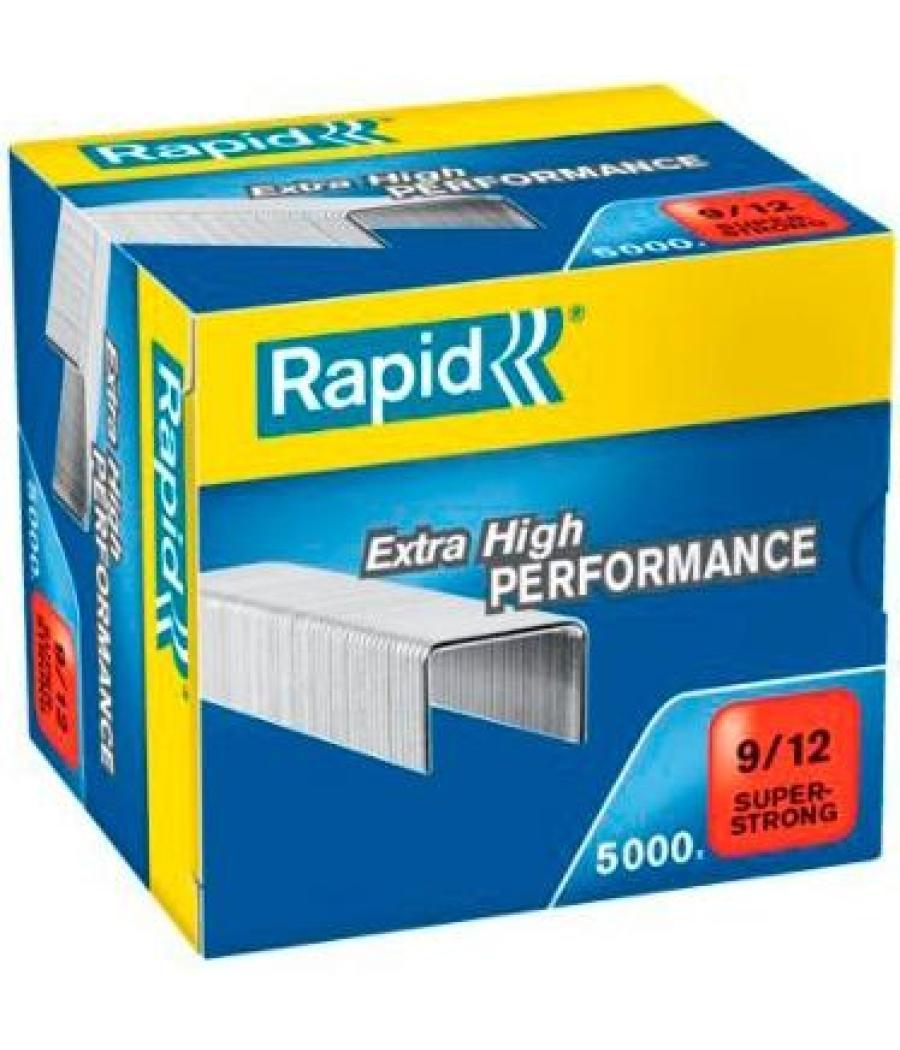 Rapid grapas super strong electric 9/12 galvanizadas -caja de 5000-