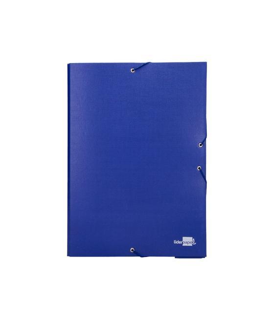 Carpeta proyectos liderpapel folio lomo 70mm cartón forradoazul