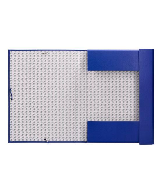 Carpeta proyectos liderpapel folio lomo 70mm cartón forradoazul