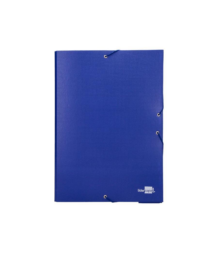 Carpeta proyectos liderpapel folio lomo 50mm cartón forradoazul