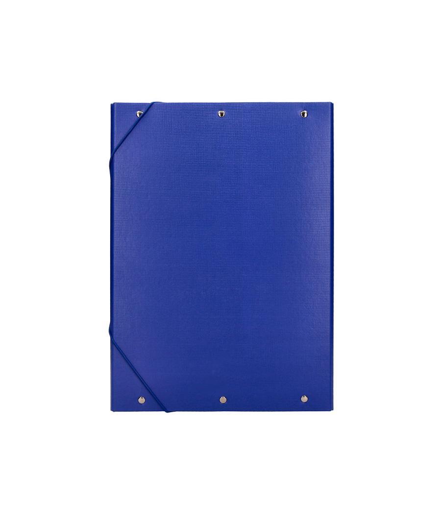 Carpeta proyectos liderpapel folio lomo 50mm cartón forradoazul