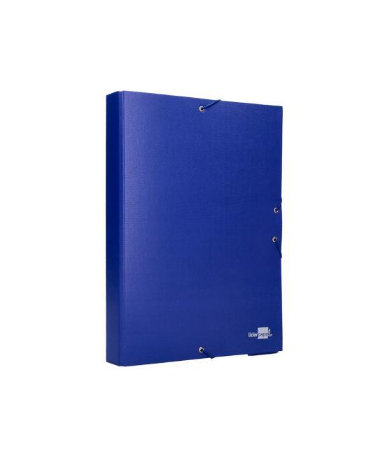 Carpeta proyectos liderpapel folio lomo 50mm cartón forradoazul