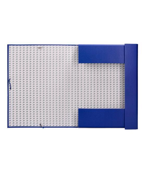 Carpeta proyectos liderpapel folio lomo 50mm cartón forradoazul