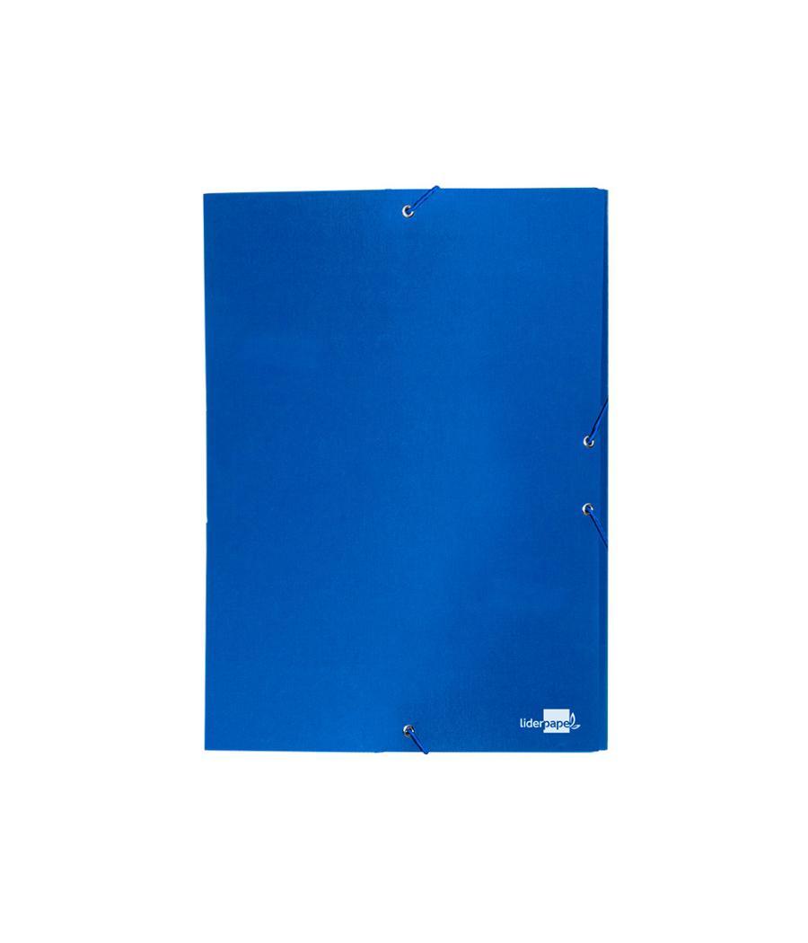 Carpeta proyectos liderpapel folio lomo 30mm cartón forradoazul