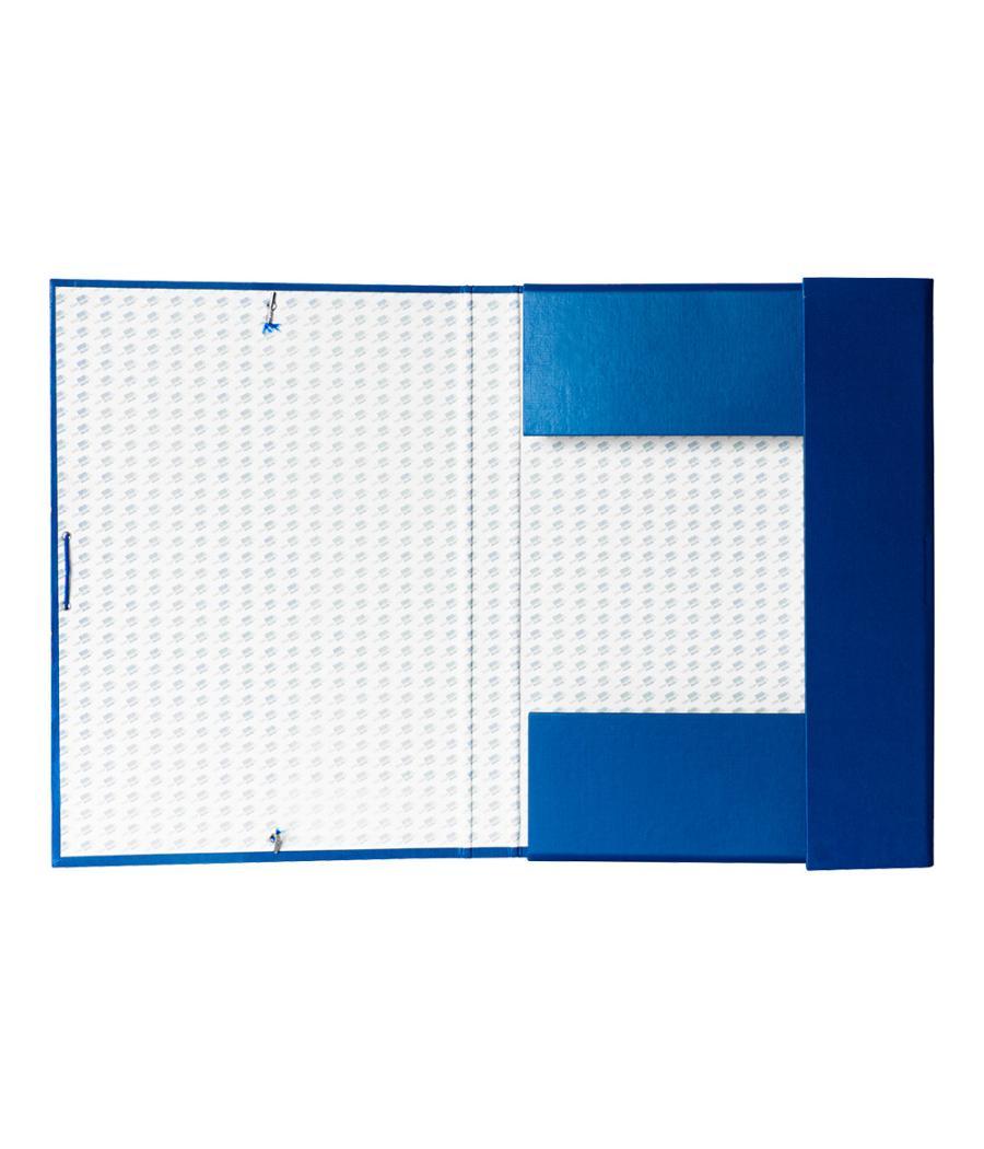 Carpeta proyectos liderpapel folio lomo 30mm cartón forradoazul