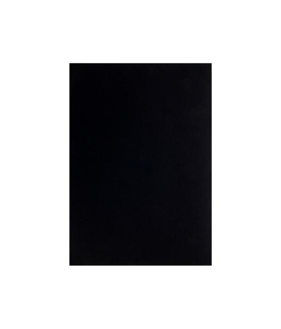 Cartulina liderpapel a4 180g/m2 negro paquete de 100 hojas